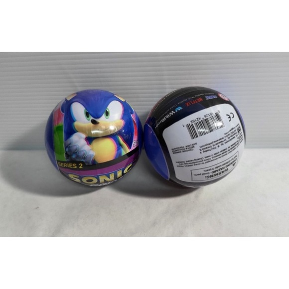 2 Sonic Prime Capsule figure sealed Mystery The Hedgehog Collectible Figure - Picture 3 of 5